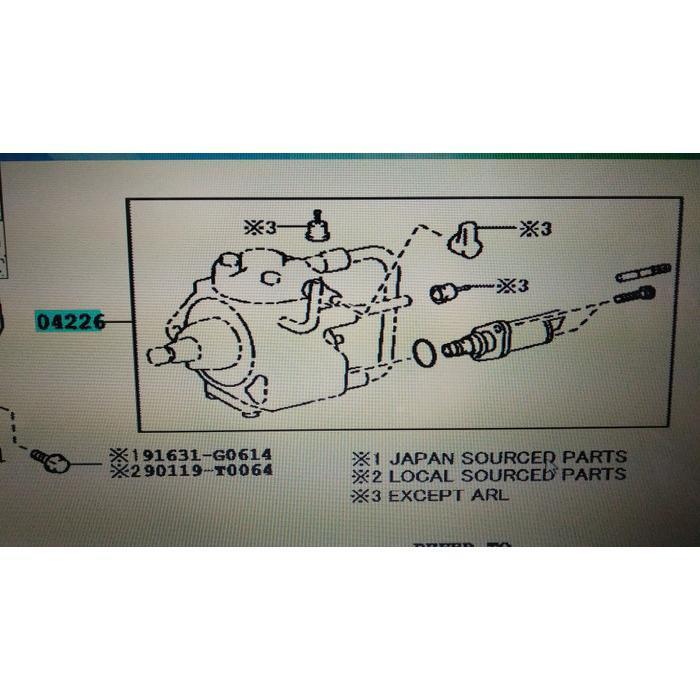 Suction Control Valve Kit / SCV Innova Fortuner Hilux Diesel Original