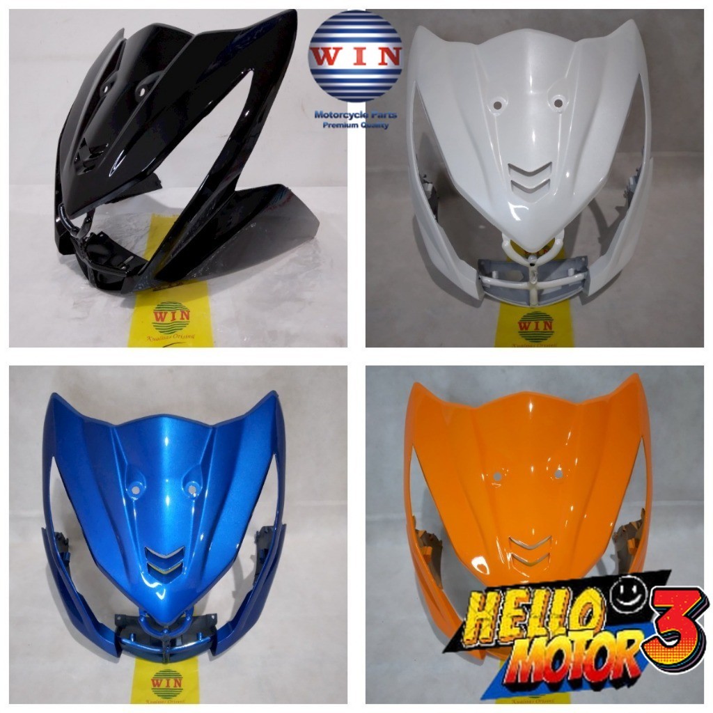 Tameng Depan Beat FI 2012 2013 2014 2015 | front panel WIN | dasi motor honda injeksi original hitam