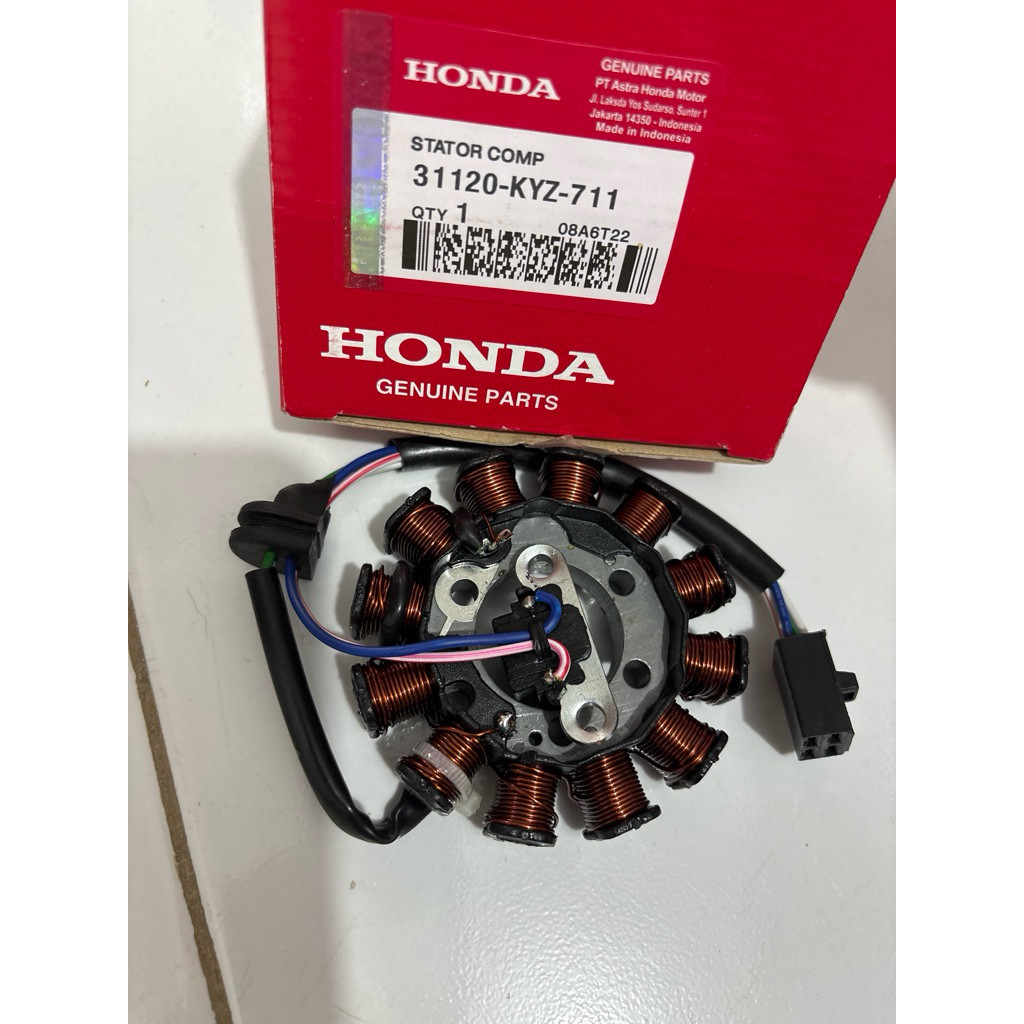 spul KYZ Supra x 125 helm in stator Assy spool pengapian