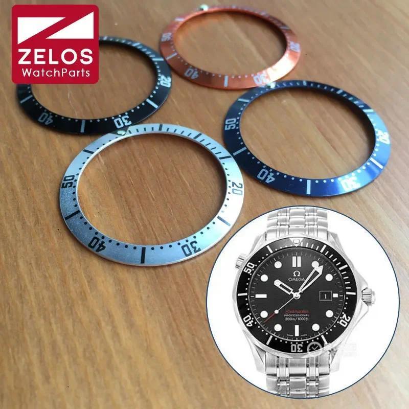 38mm Luminous Aluminum Watch Bezel Insert for Omega Seamaster Automatic Watch 212.30.41.61.01.001