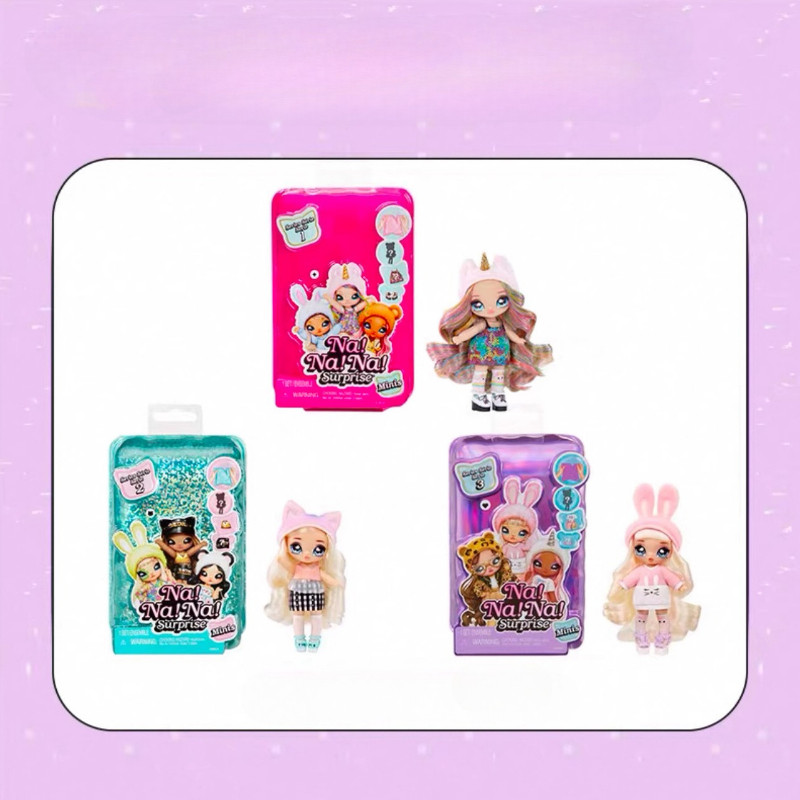 MGA Surprise Nana Fashion Mini Doll Blind Box Simulation Princess Dress Up Doll Girl Play Toy Festiv
