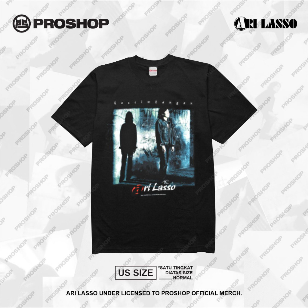Proshop | Keseimbangan | Ari Lasso | Tshirt | Kaos Pria | Hitam