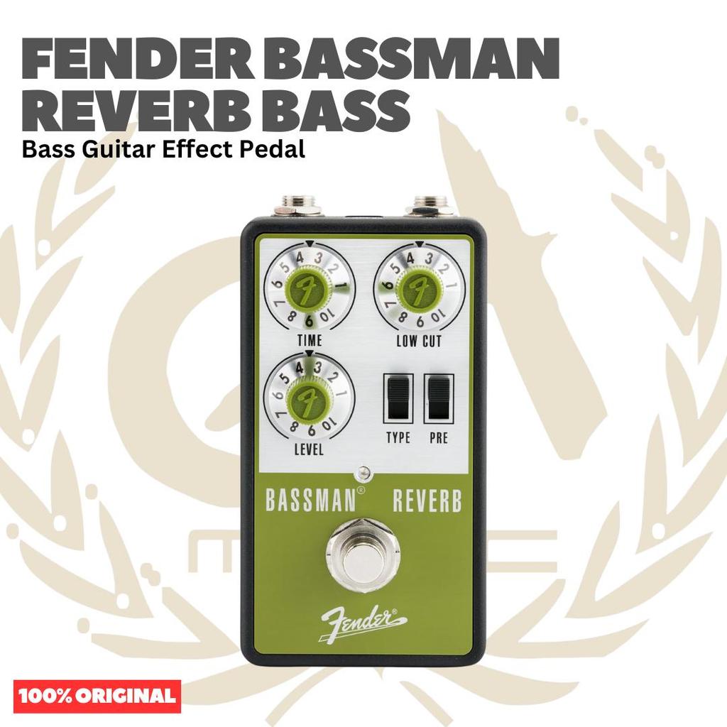 Fender Bassman Reverb Bass Guitar Effects Pedal - Efek Pedal Bass Gitar