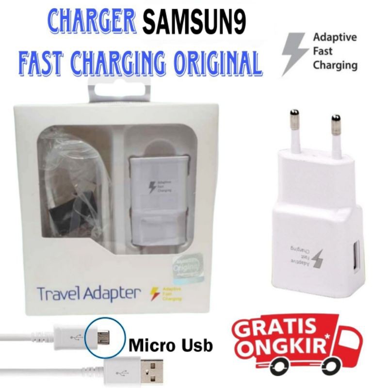 Charger Samsung A01 A02 A03 A10 A10S J2 Prime J7 J5 Micro Usb Fast Charging Original Casan Carger Hp