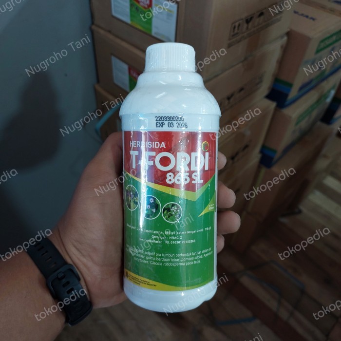 HERBISIDA T-FORDI 865 SL 400 ML PENGENDALI RUMPUT BERDAUN LEBAR