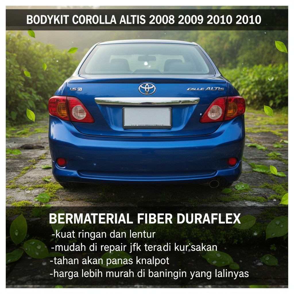 bodikit bodykit Toyota Altis 2008 2009 2010 BODY KIT COROLLA ALTIS