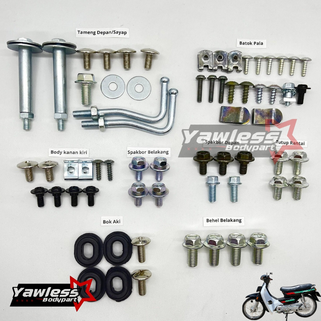 baut body astrea grand full set - baut astrea grand full set - body astrea grand bulus