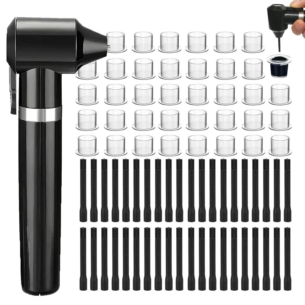 Tattoo Ink Mixer Machine Set 100Pcs Ink Mixing Sticks and 100Pcs Tattoo Ink Cups Tattoo Mixer Machin