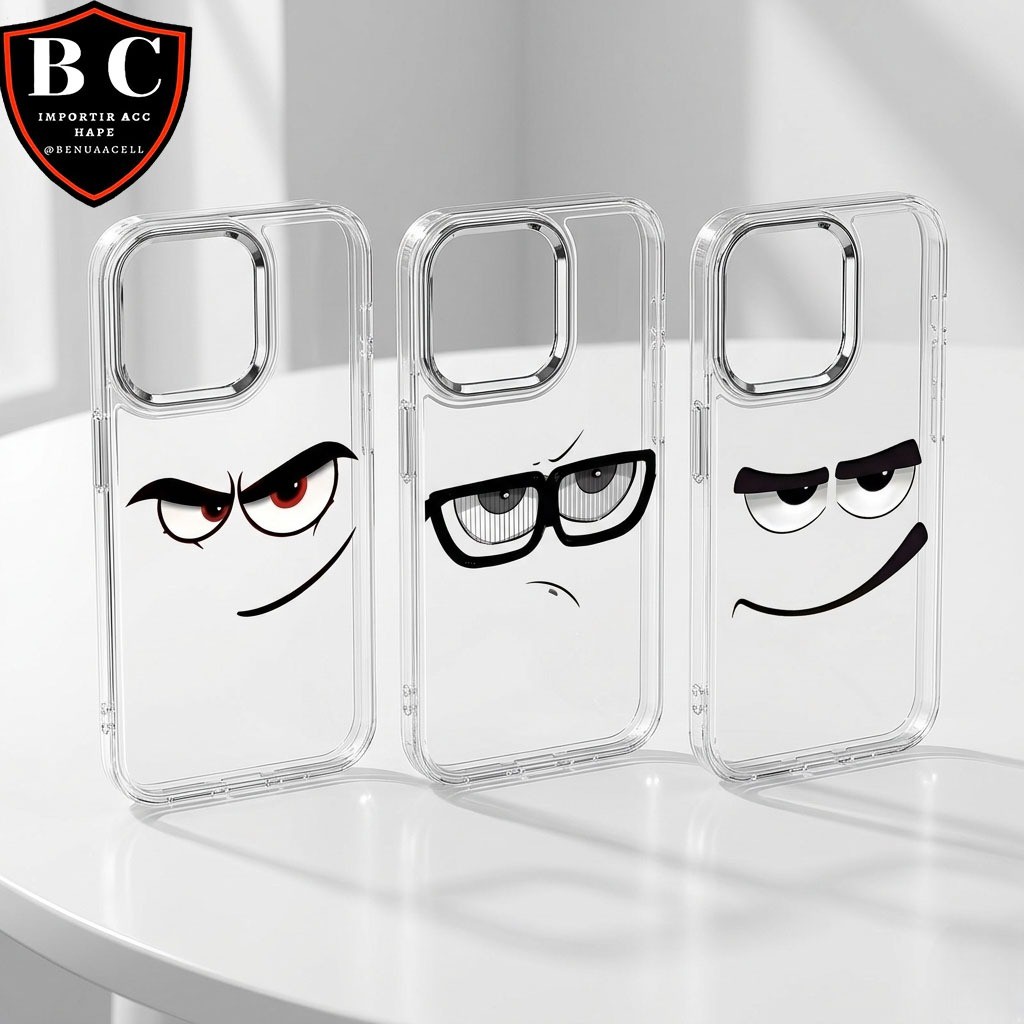 SOFT CASE MILITARY MOTIF WAJAH LUCU FOR IPHONE 17 17 AIR 17 PRO 17 PRO MAX 8 8 PLUS 7 7 PLUS 6 6 PLU