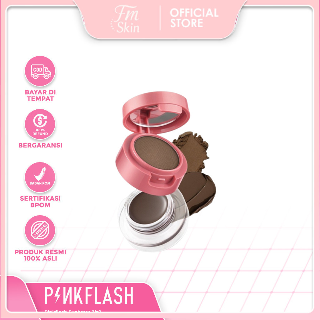 FS  - Pinkflash Eyebrow 2in1 Pinkflash Eyebrow Powder Pinkflash Eyebrow Gel Pinkflash Eyebrow Pomade