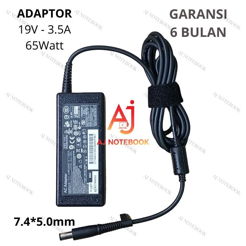 Adaptor Charger Laptop HP Compaq CQ430 CQ431 420 430 431 435 65W -AJNB
