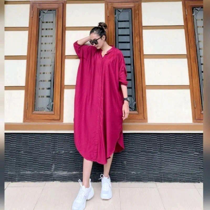 HOME DRESS JUMBO SHEENAZ KEKINIAN DASTER WANITA JUMBO OVERSIZE DEWASA REMEJA KEKINIAN Remaja Rayon