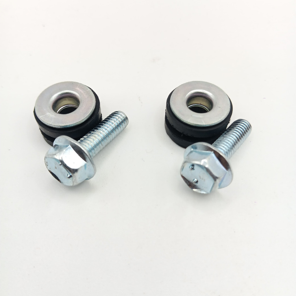 Baut Karet Bosh Dudukan Tameng Knalpot YAMAHA Mio Smile/Sporty Mio Soul Fino Mio J Mio M3 Soul GT XE