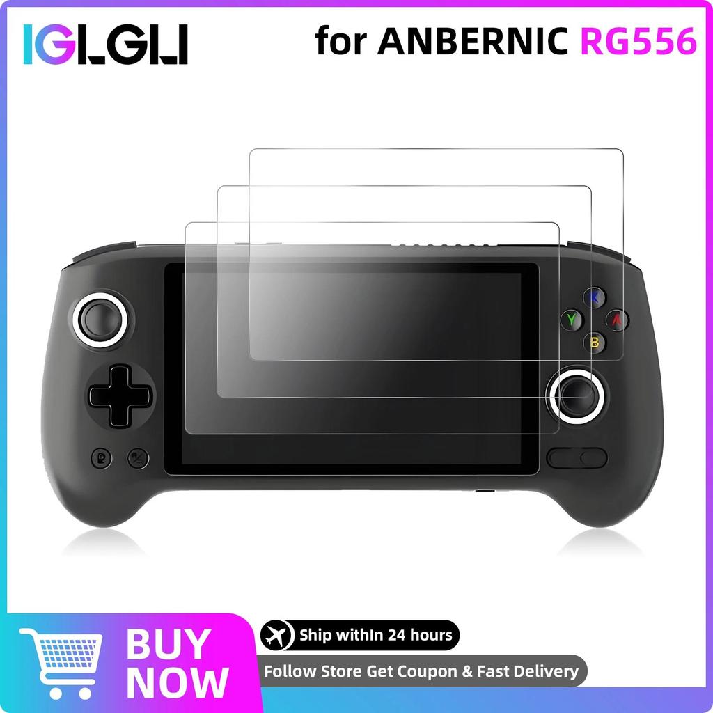 9H Tempered Glass for ANBERNIC RG556 Screen Protector for RG556 Protective Film Anti-Scratch Gaming 