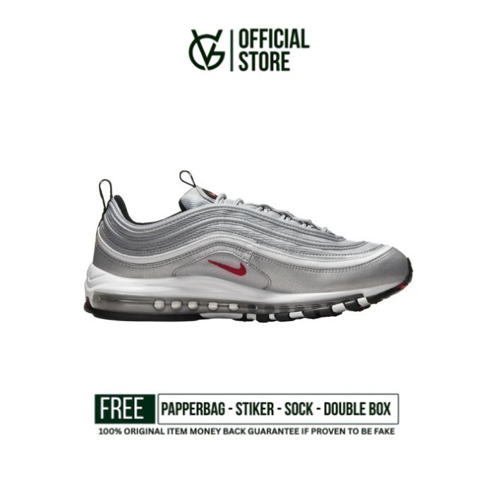 Sepatu Sneakers Nike AIR MAX 97 G SILVER BULLET  Original Authentic Unisex