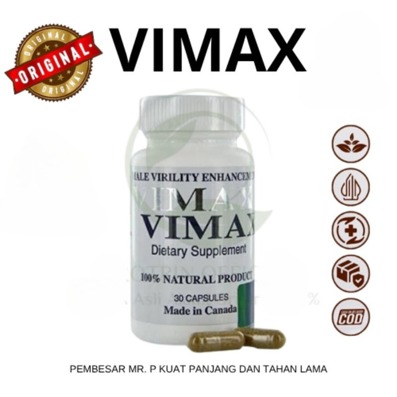 Vimax Original Asli 100% Herbal Resmi BPOM