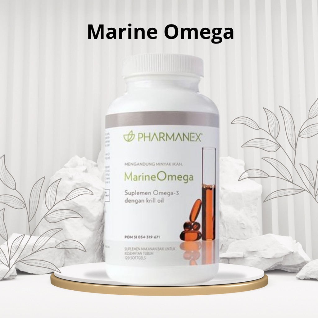 Nu Skin Marine Omega Original -  Suplemen Omega 3 Minyak Ikan Premium Untuk Jantung
