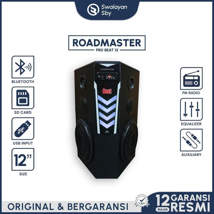 ROADMASTER - Pro Beat 12 Analog Speaker Active Bluetooth | Garansi 1 Tahun