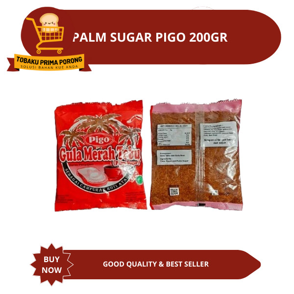 PALM SUGAR / GULA PALM PIGO 200GR / KARTON  (48PCS)