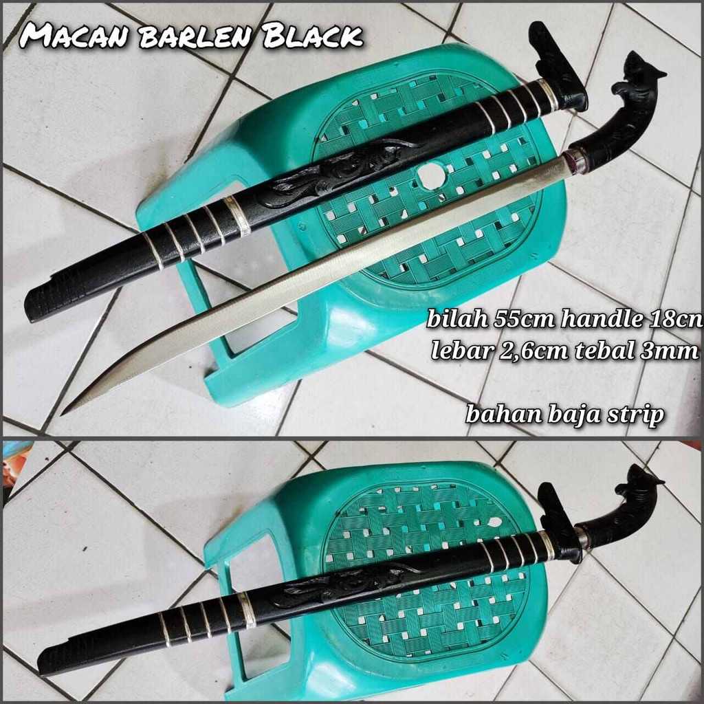 Star Perkakas TERLARIS Golok Macan Barlen Black Panjang 73 cm.Gobang Panjang Macan Barlen TERMURAH (