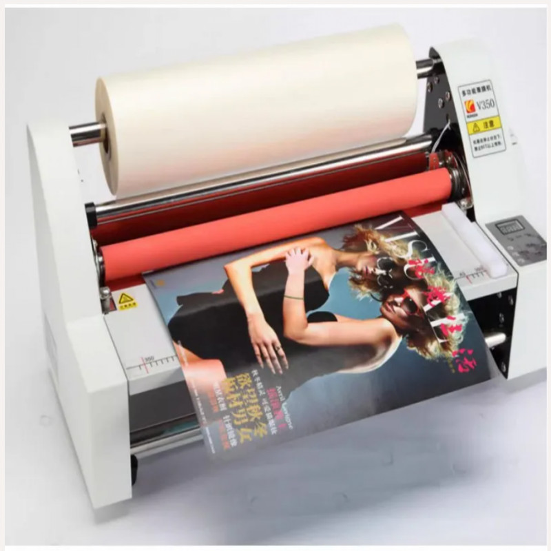 Hot Roll Laminator Laminating Machine 350mm + Two Rolls Laminating Film 200M