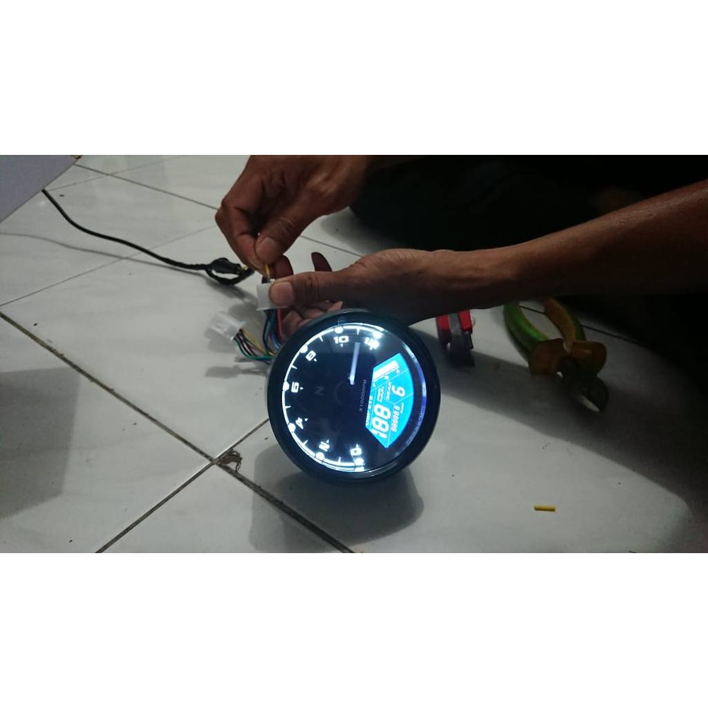 Spedometer Komplit Digital cocok buat motor custom