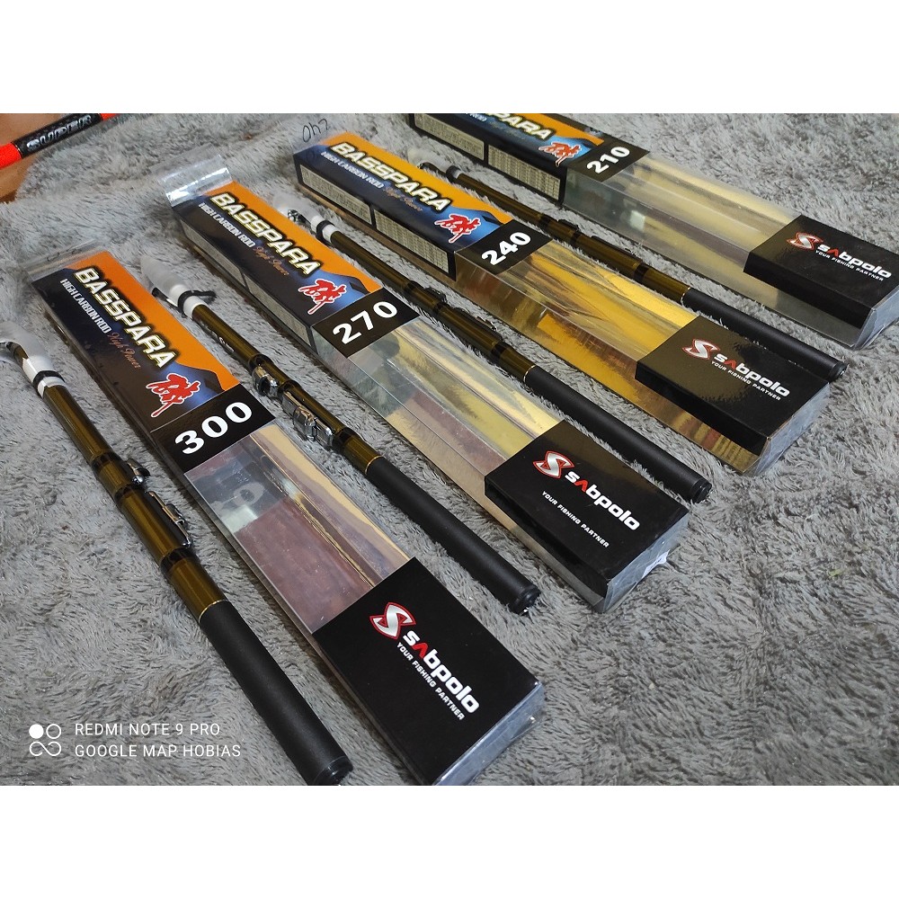 Joran Pancing Tegek kolong sabpolo basspara 180 210 240 270 300. 450. 540
