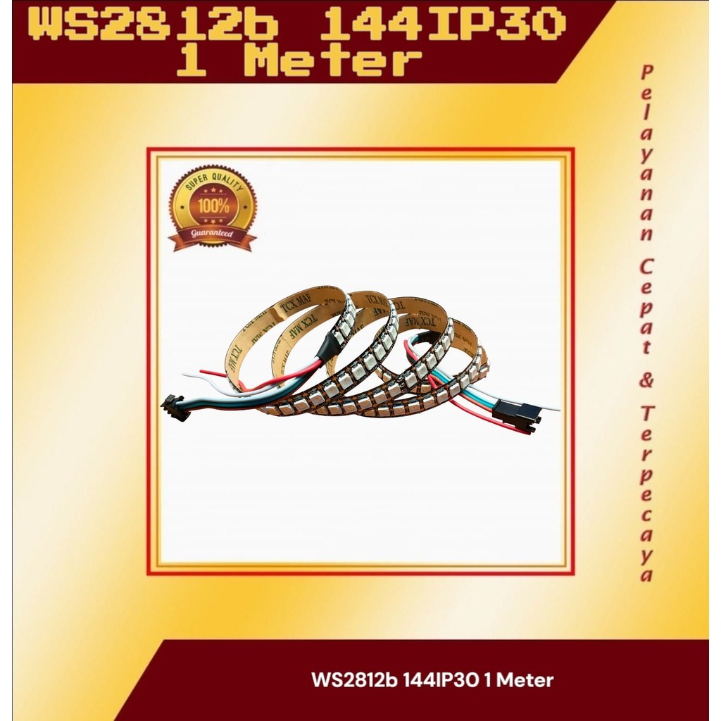 RGB Smart LED Strip WS2812B WS2812 WS2811 144 mata harga per 1 meter