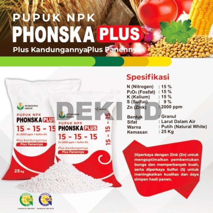 Phonska Plus 25 Kg Pupuk NPK 151515 Kemasan Pabrik Via Kargo