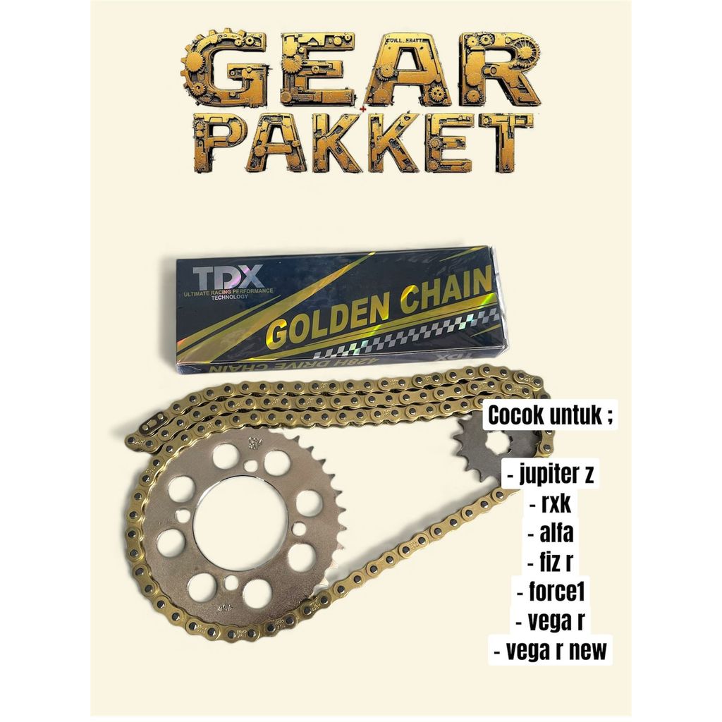 GEAR GIR SET GIR PAKET JUPITER Z GOLD SERIES MODEL SSS