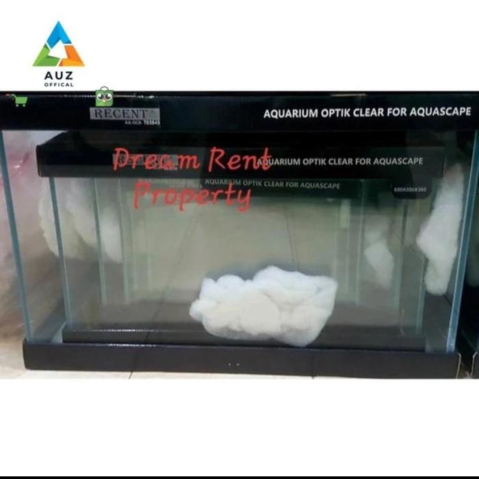 Aquarium optic clear 106 ( bending/lengkung )