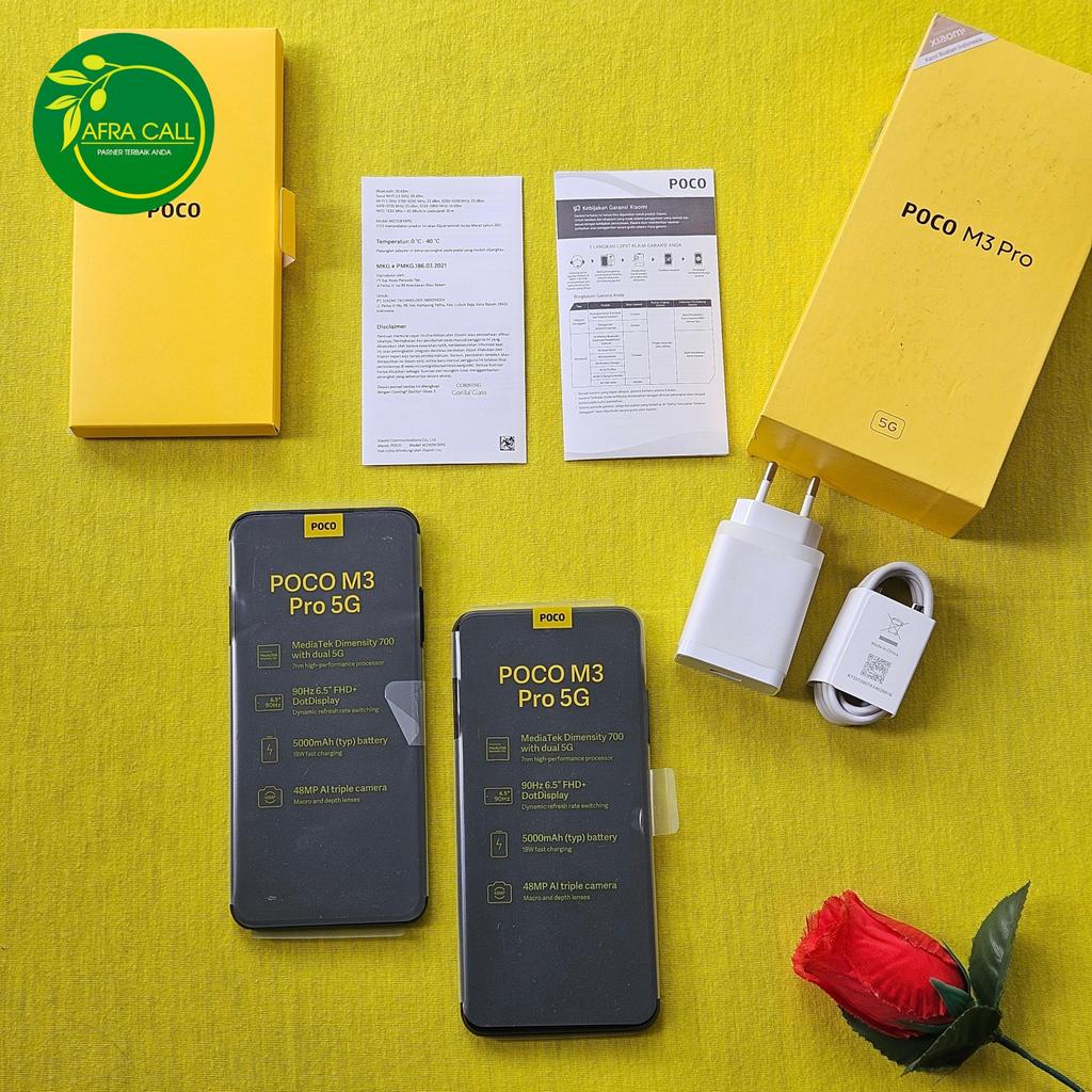 Xiaomi Poco M3 Pro 5G Nfc 4/64 GB Resmi Indonesia [Second terawat preloved]