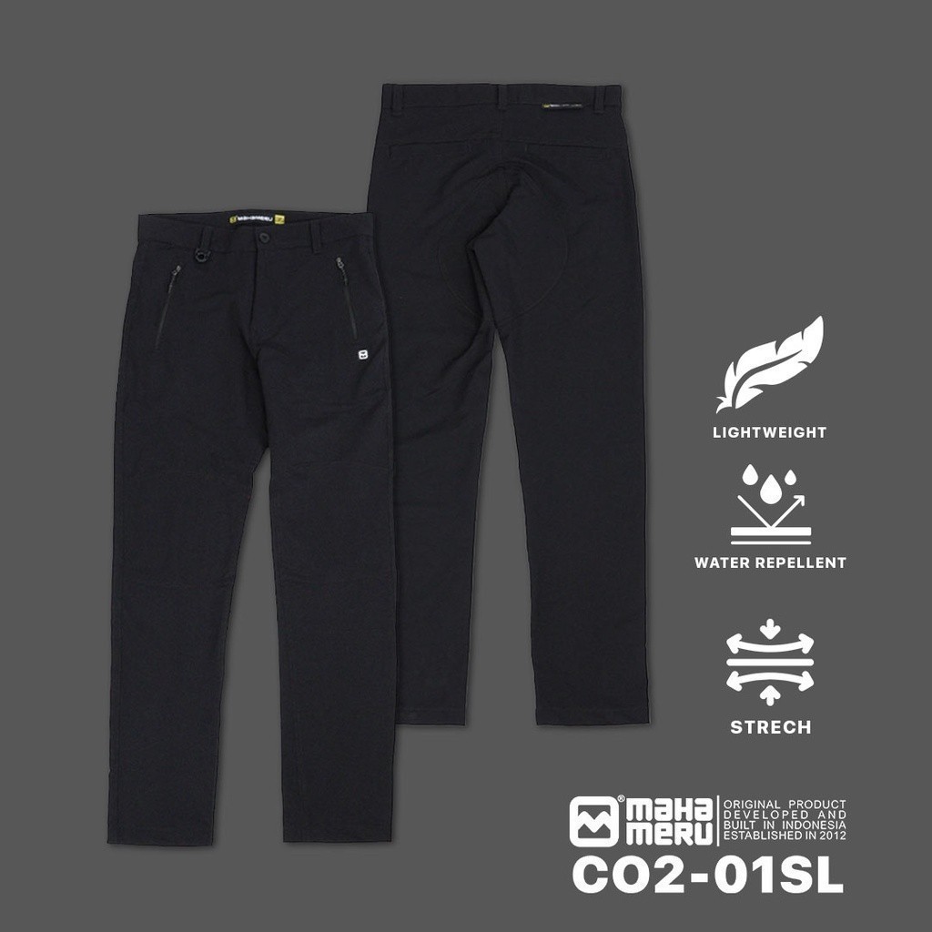 Mahameru Celana Panjang Gunung Pria Stretch Polynosic C02-01 Sl