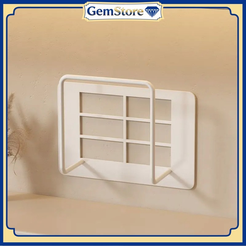 Rak Dinding Gantung Modem WiFi Tempat Router Dan STB Tanpa Bor Serbaguna Anti Karat Desain Minimalis