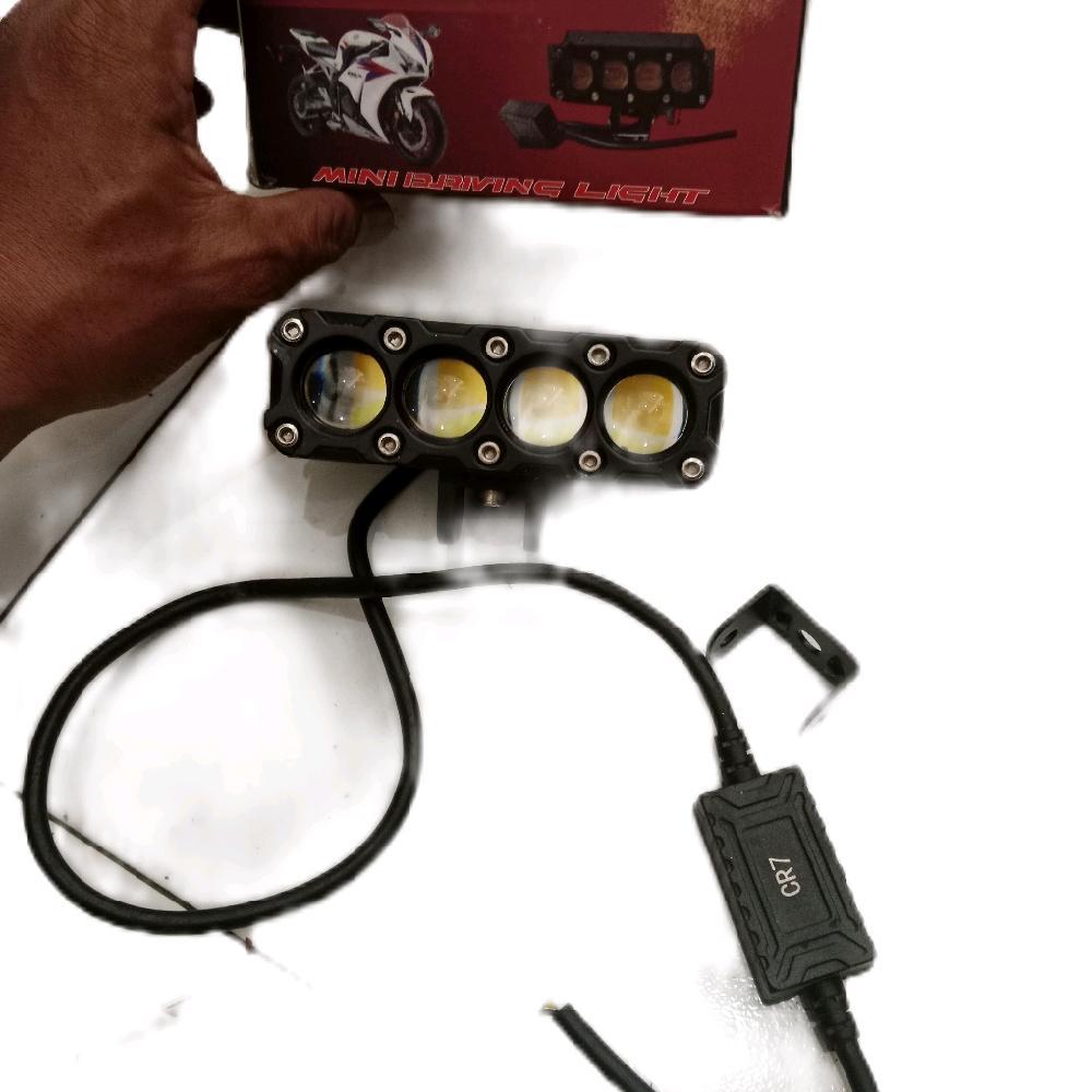 lampu sorot 4 mata udah ada kipas pendinginan lampu tembak 4 mata lampu adventure motor udah ada kip