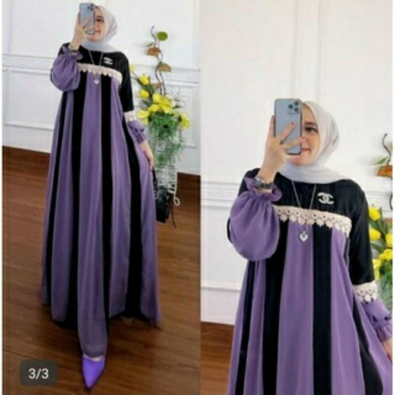 Gamis Jumbo Terbaru Kekinian LD 100-140