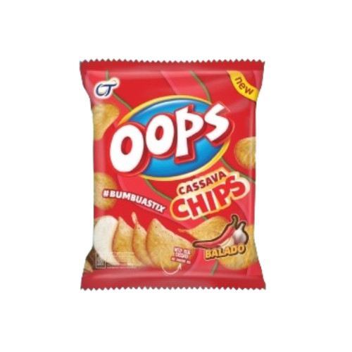 OOPS SNACK CASSAVA CHIP BALADO 60GR