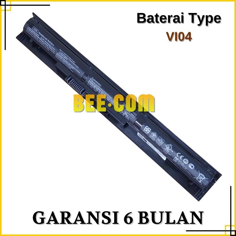 Baterai HP Pavilion 14-V039TX 14-V202TX 14-v205TX 14-V206TX VI04 -BEE