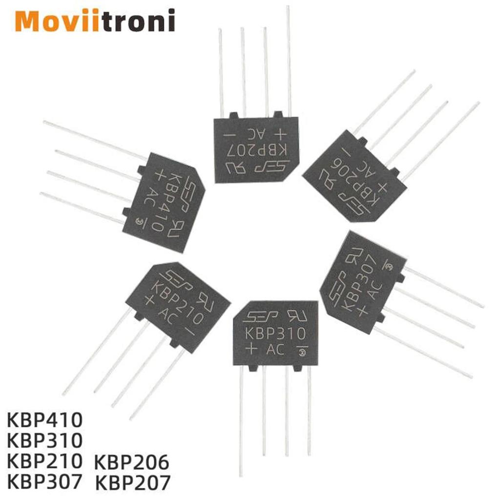 5pcs/10pcs Bridge Rectifier KBP307 KBP210 KBP206 KBP207  KBP310 KBP410 Power ode Electronic Componen