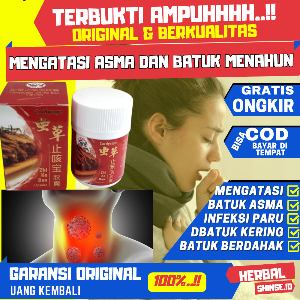 Tong Tianhe TM Original Impor Dari China Zhi Ke Bao Obat Batuk Sesak Napas Asma Bronkitis Kronis TBC