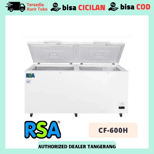 Chest Freezer Rsa Cf-600h Chest Freezer 500 Liter Original