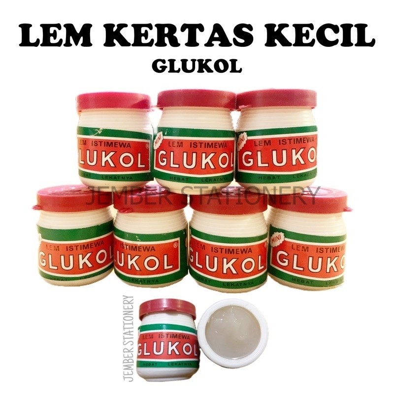 (1biji) Lem Glukol Kecil | Lem Kertas Glukol