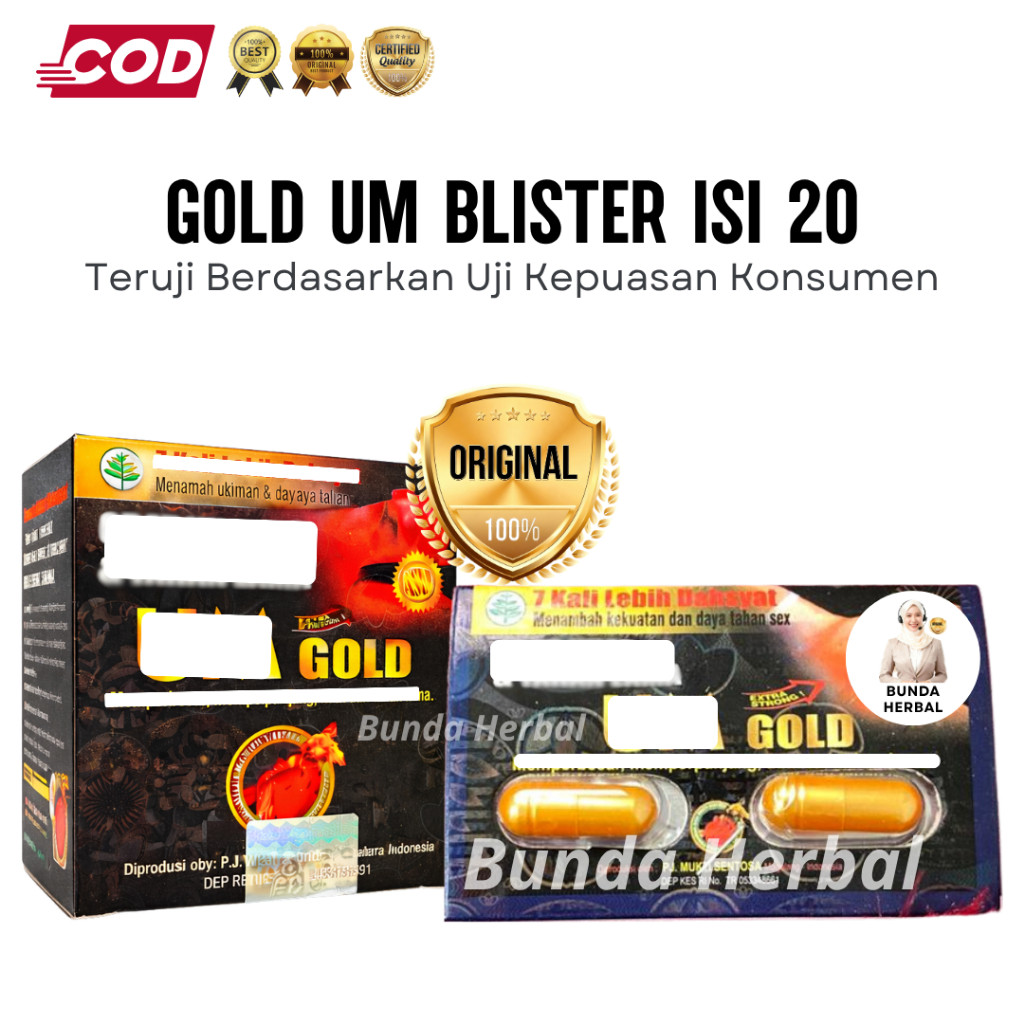 Gold Um Original Asli 100% Kemasan SACHET