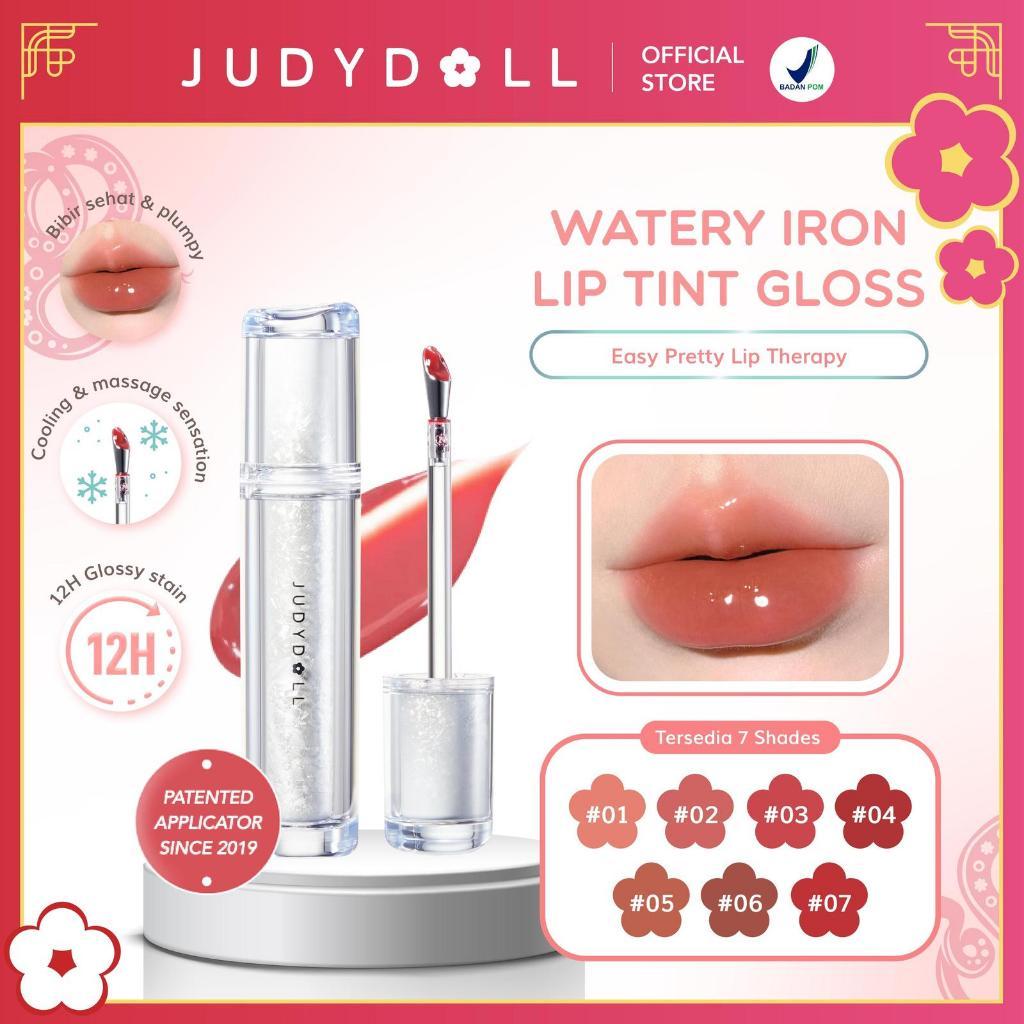 AB - Judydoll Watery Iron Liptint Gloss [2.4g]/ Lip Tint Glossy Matte Cream Liquid Lipstic Stain Gla
