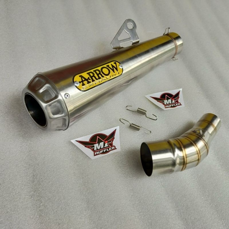 Knalpot Racing ARROW slip on Ninja R25 MT25 Z250 Z250SL CBR150R CB150R CBR250R CBR250RR original