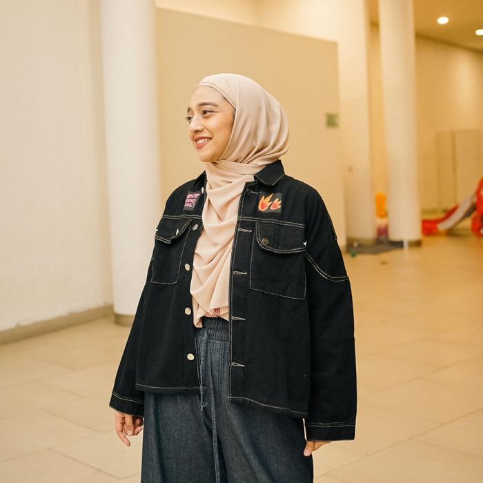 Jacket Sand Palestine Chikigo - Black