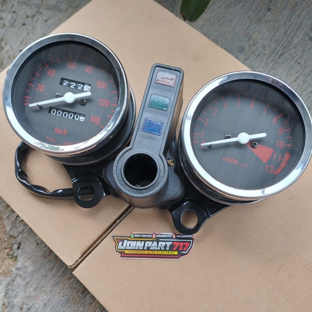 SPIDOMETER GL100 79 SPIDO GL100 GL125 TAHUN 79 SPIDO BULAT GL100
