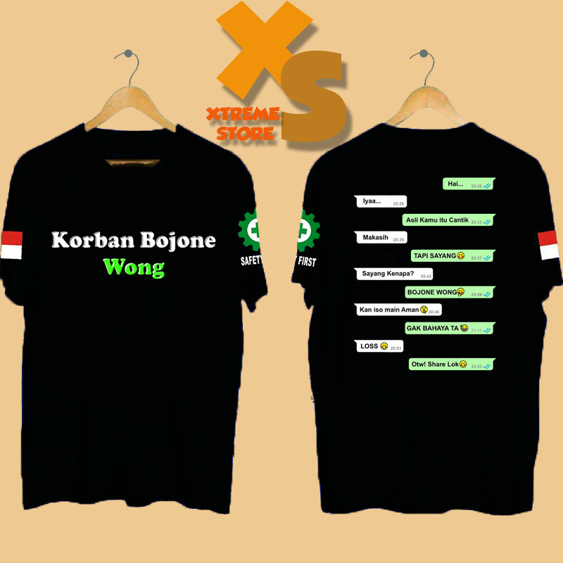 KAOS DISTRO PRIA KORBAN BOJONE WONG English