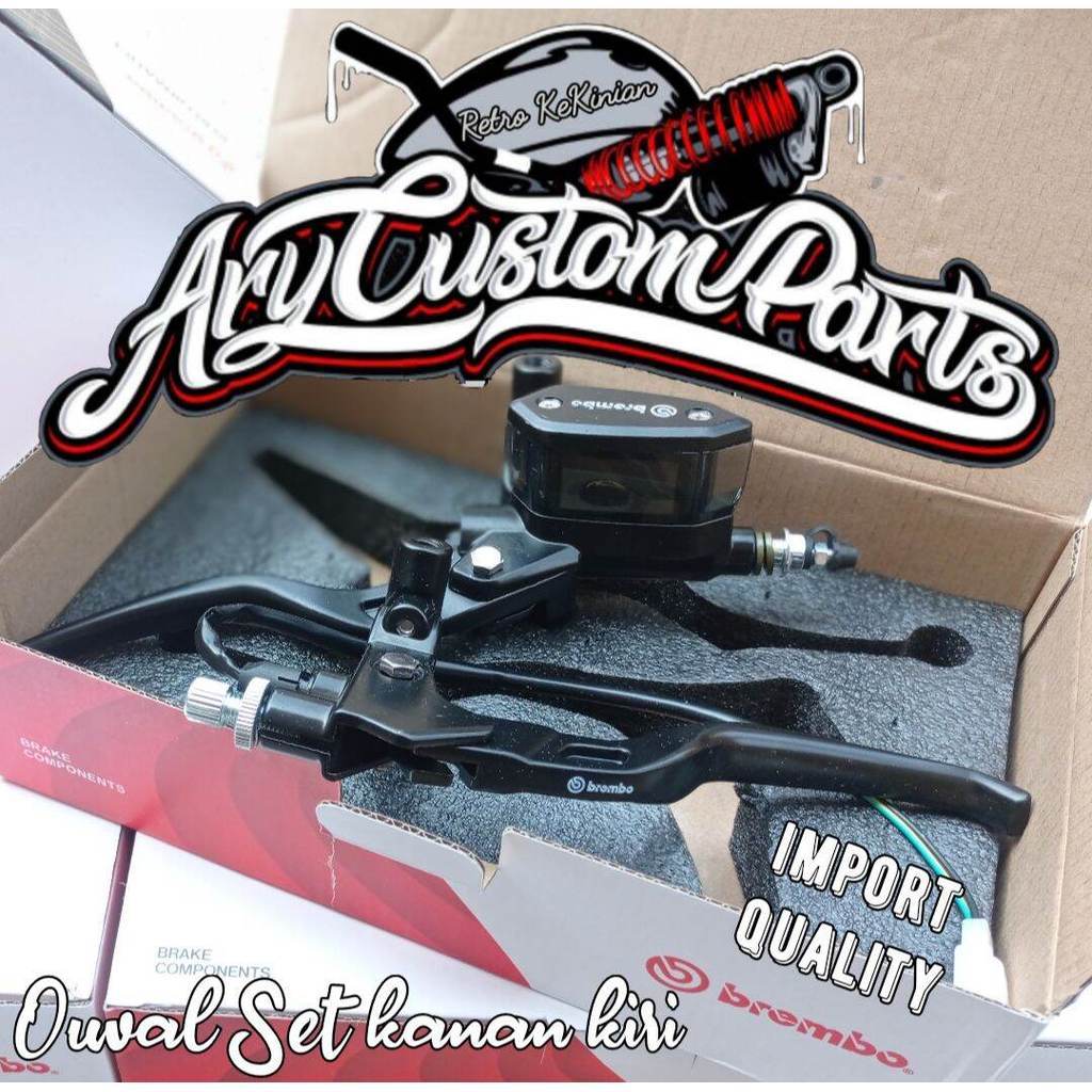 master rem kiri kanan handel kopling model rcb merk brembo cocok cb rx king gl tiger vixion cb 150