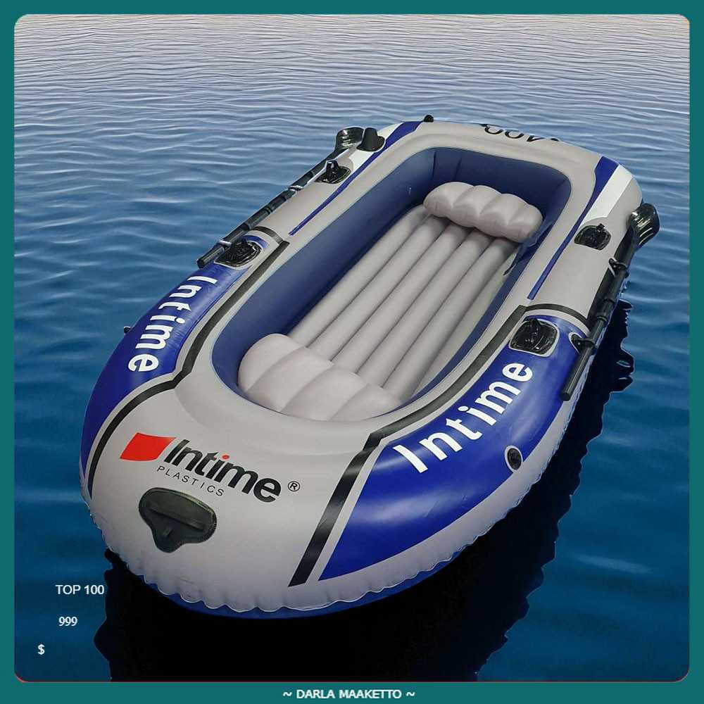 INTIME 400 Perahu Karet Mancing Inflatable Fishing Boat 4 Person - YT-099